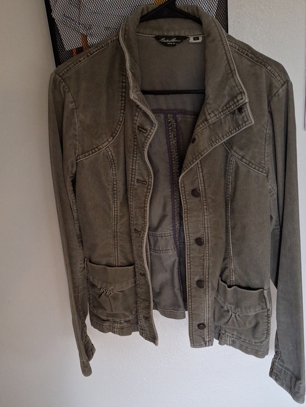 2010 Eddie Bauer Green Cotton Jacket